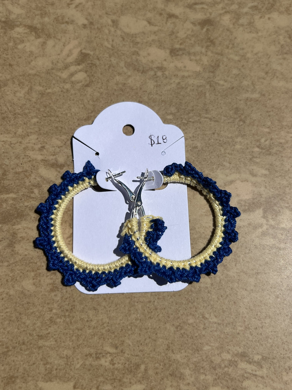 Maize n Blue Earrings