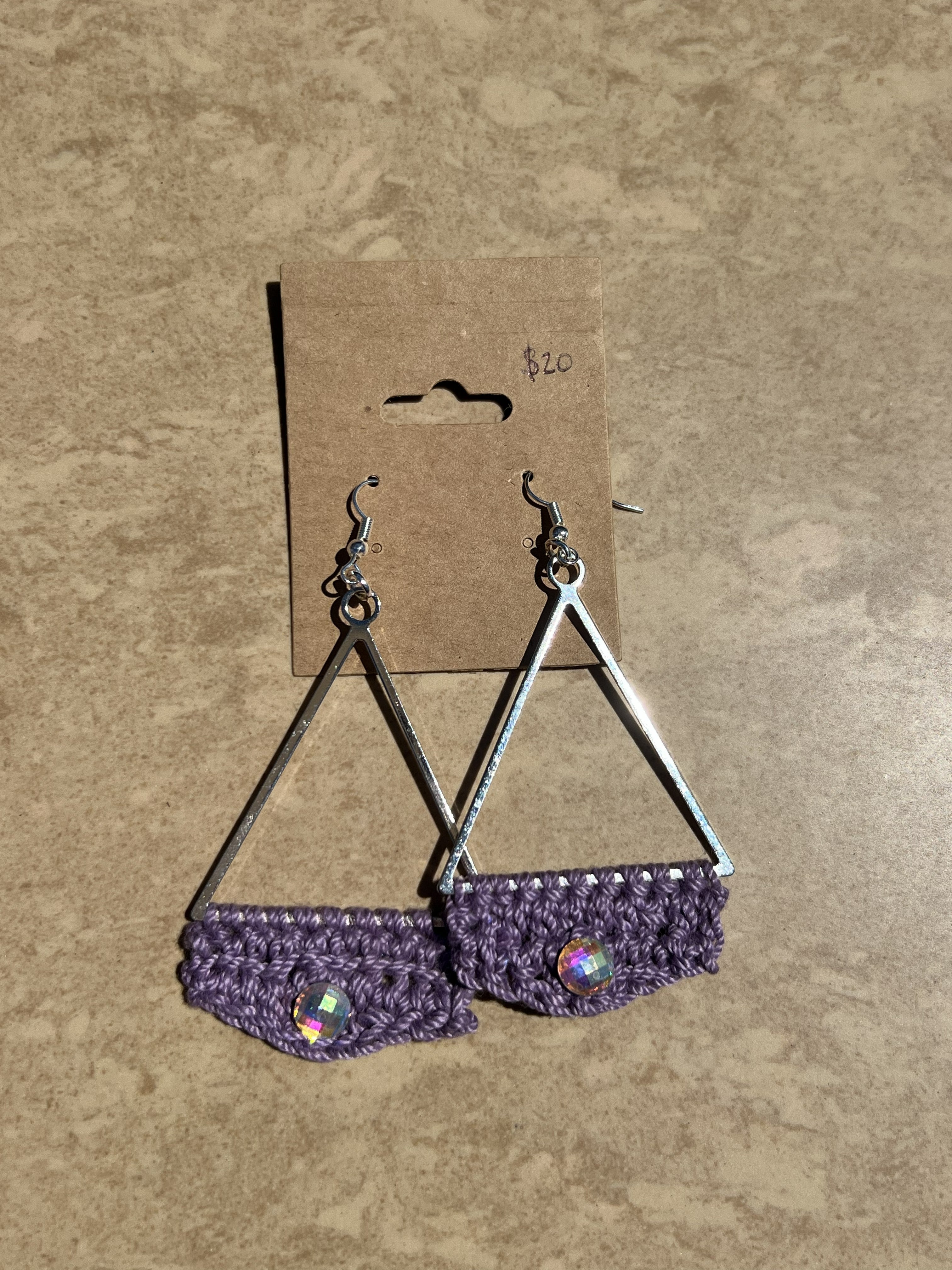 Purple Earrings